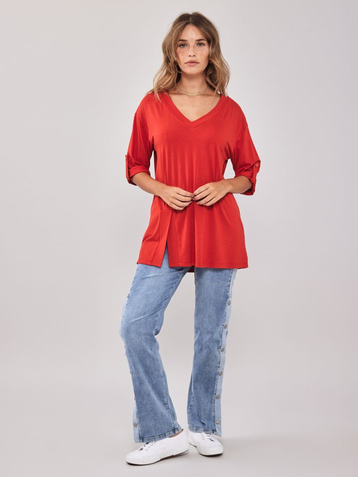 טוניקה עם שסע