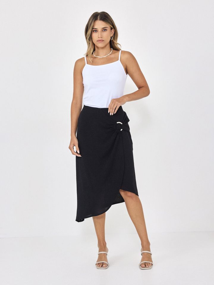 חצאית מעטפת חישוק