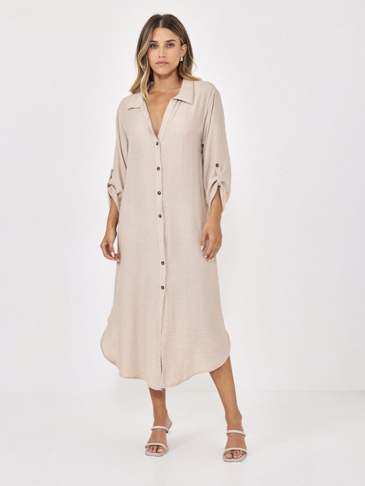 שמלה שרוול קלאפה