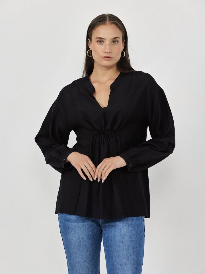 חולצה אריג וי