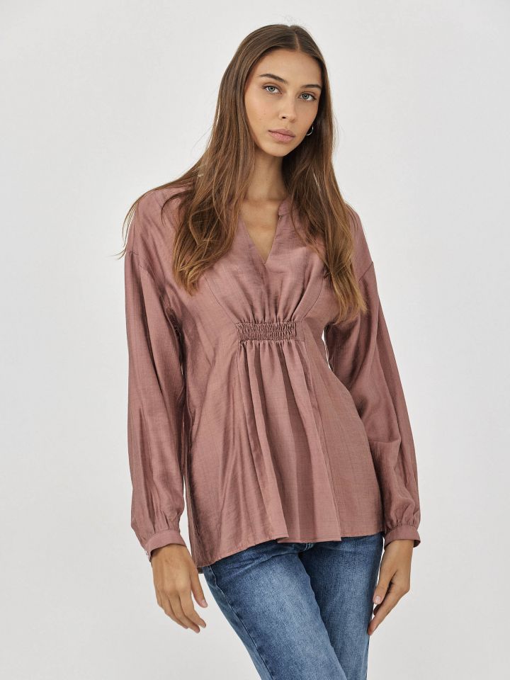 חולצה אריג וי