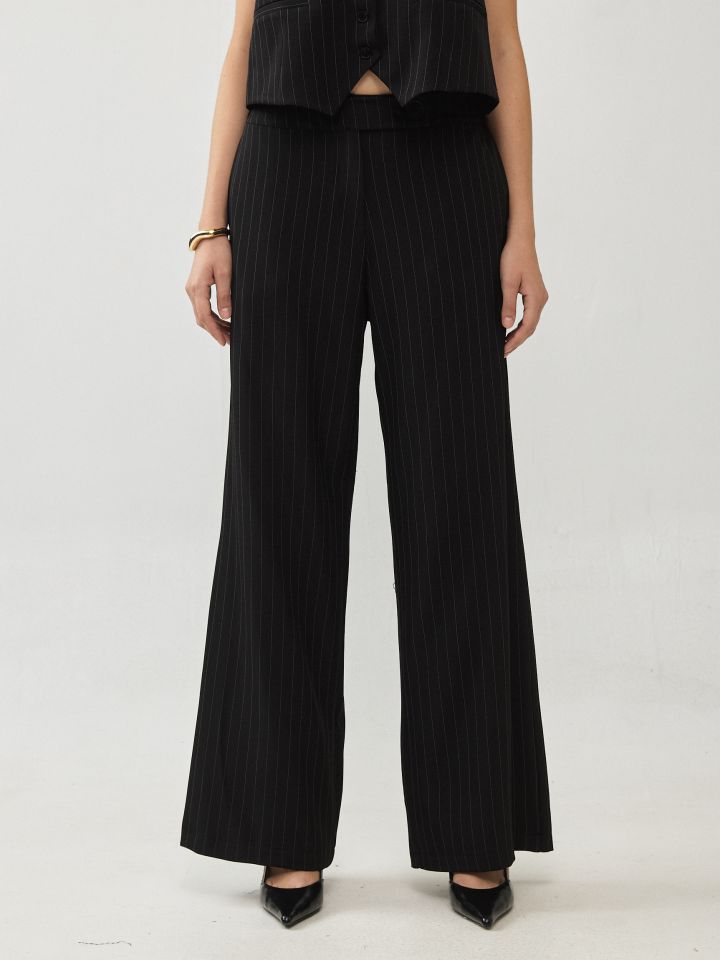 מכנסיים אריג פסים