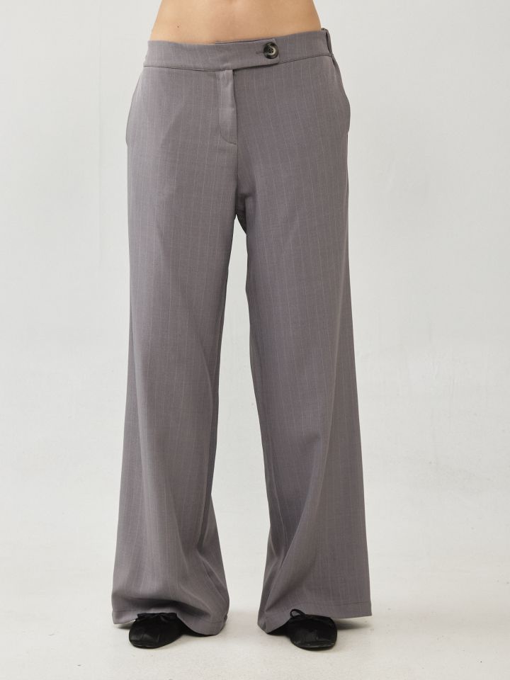 מכנסיים אריג פסים