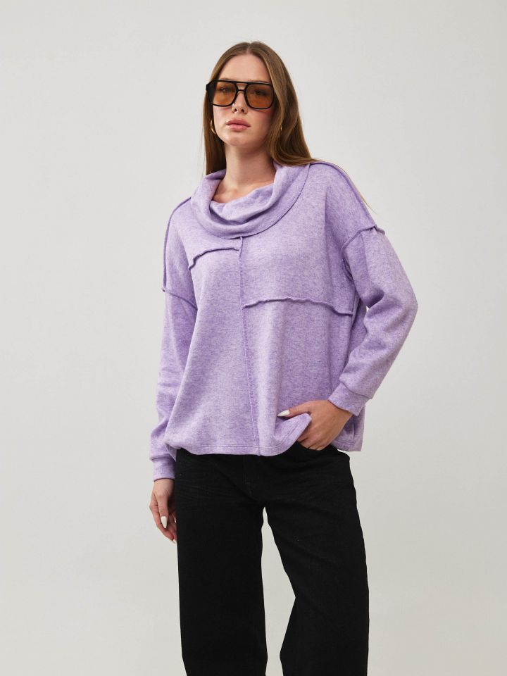 חולצה סריג צווארון