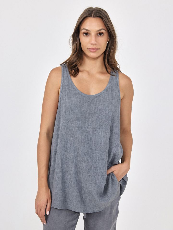 גופיה אריג סטונווש