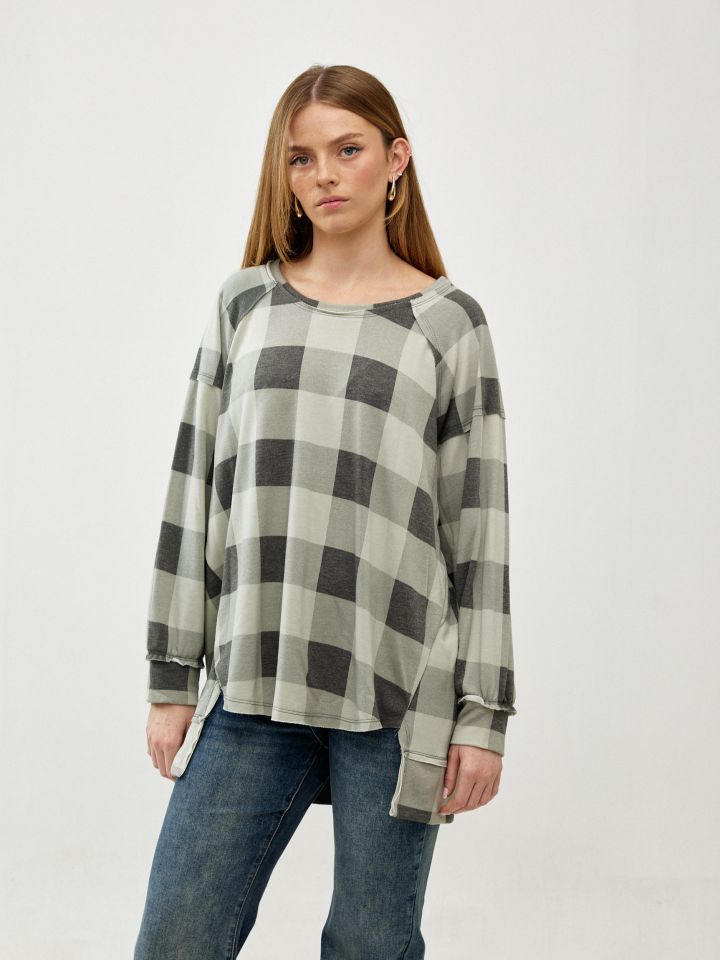 טוניקה משבצות פרנץ טרי