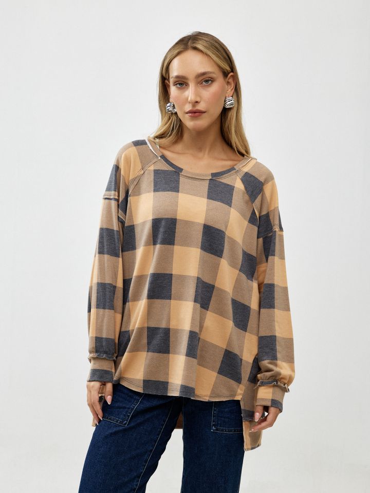 טוניקה משבצות פרנץ טרי