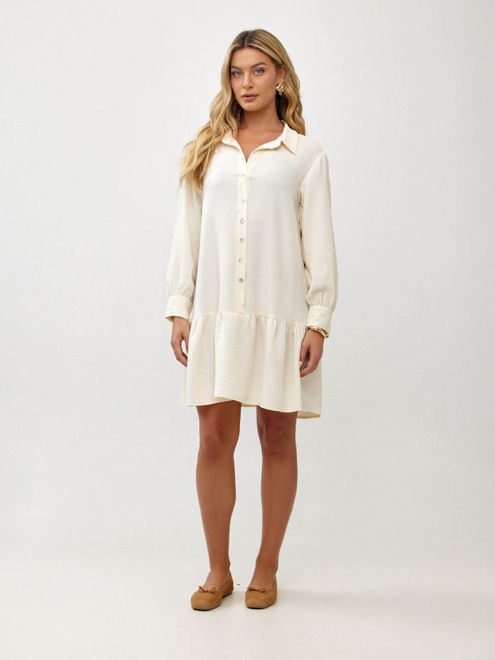 שמלה שינה צווארון