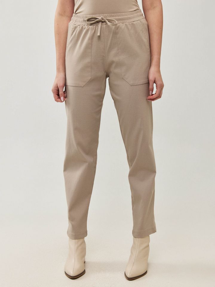 מכנסיים כיסים בנגלין פשתן