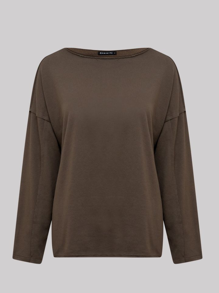 חולצה פרנץ` טרי תפר בשרוול