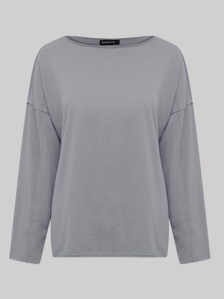 חולצה פרנץ` טרי תפר בשרוול