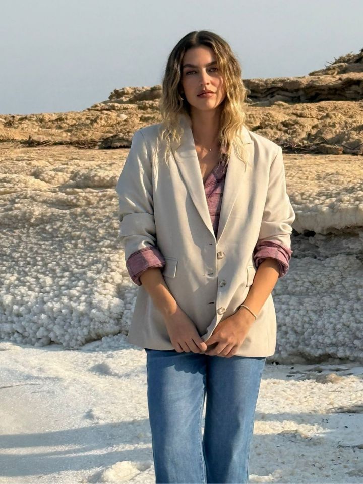 ג`קט מחוייט ארוך