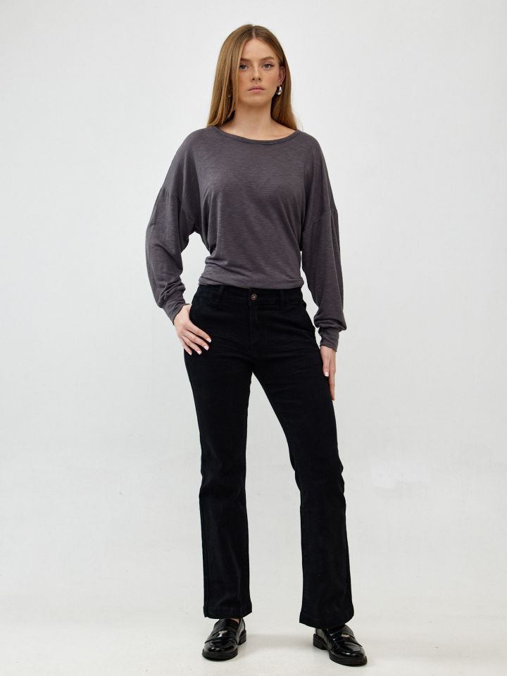 מכנסיים דריל כיסים צד