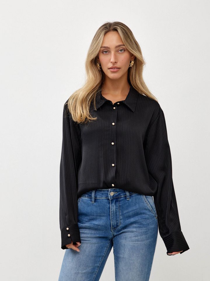 חולצה סאטן פס