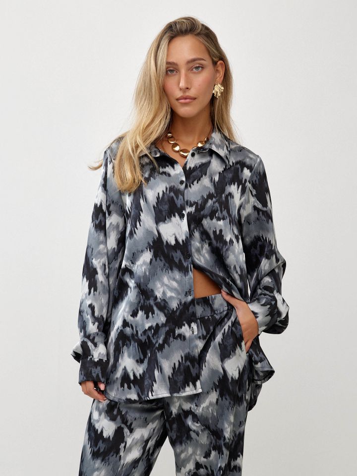 חולצה סטן מודפס