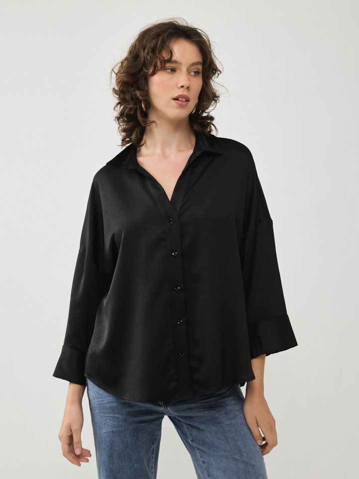 חולצה סאטן ג`ולי