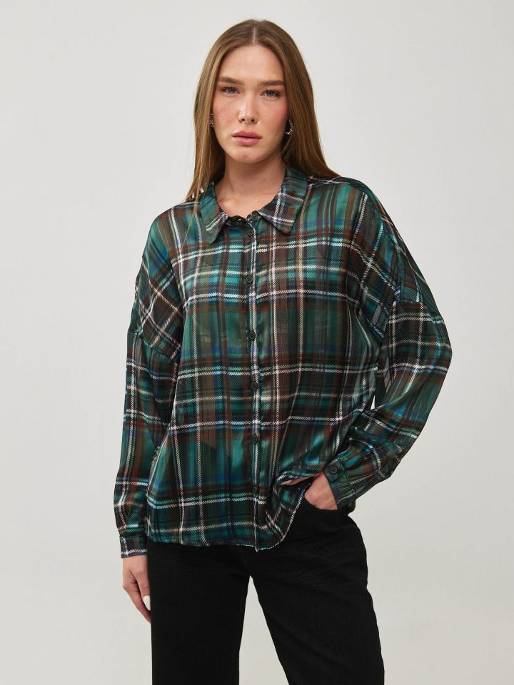 חולצה שיפון מודפס