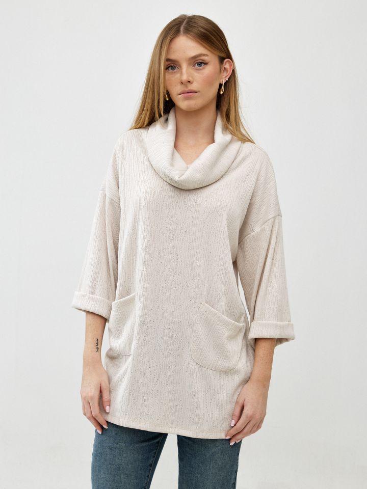 סריג דרפה כיסים