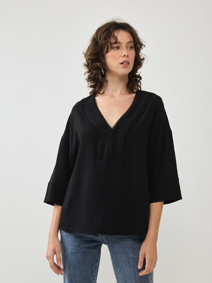 חולצה וי סרט