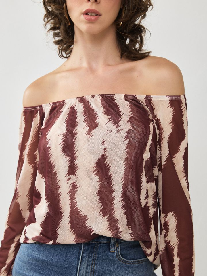 חולצה רזיל מודפס