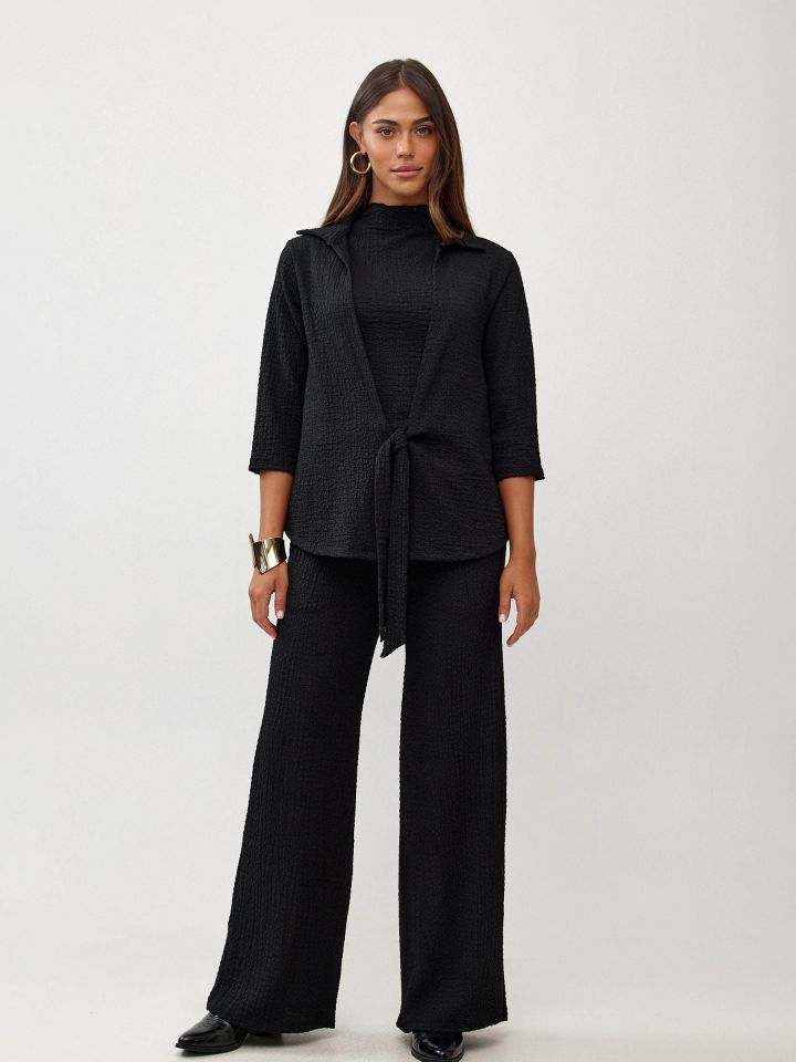 עליונית קשירה שרוול 3/4