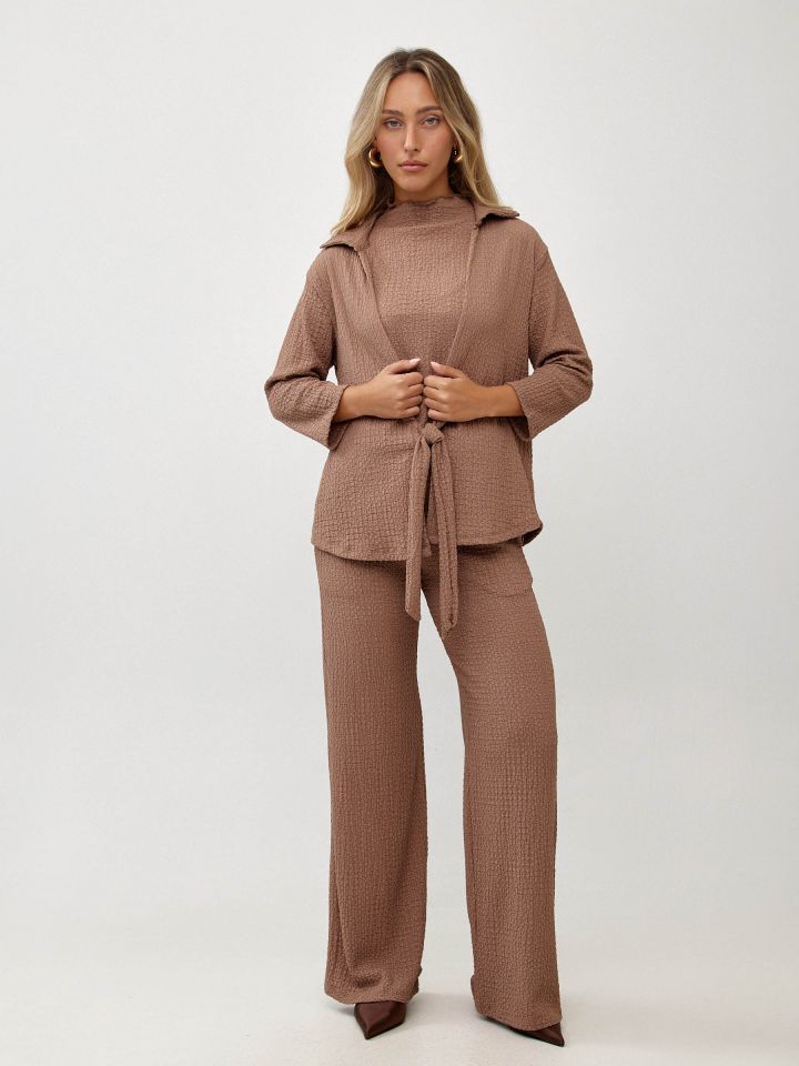 עליונית קשירה שרוול 3/4