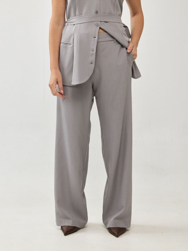 מכנסיים חגורה רחבה