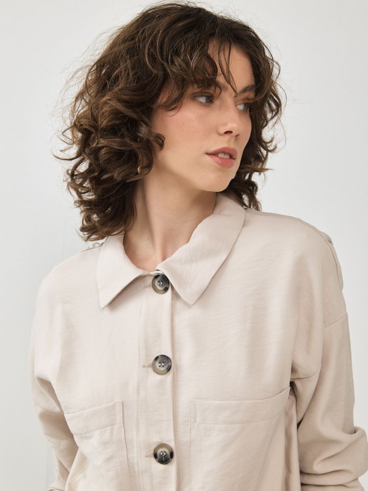 ג`קט שני כיסים