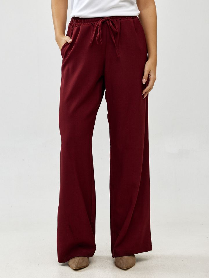 מכנסיים גומי כיסים שרוך