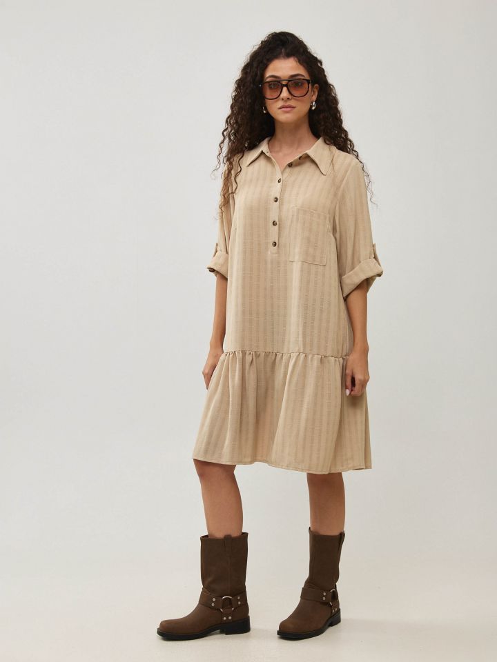 שמלה וולן שינה כיס