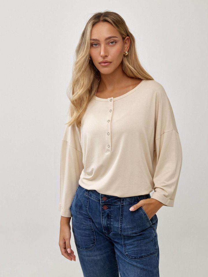 חולצה שינה כפתורים