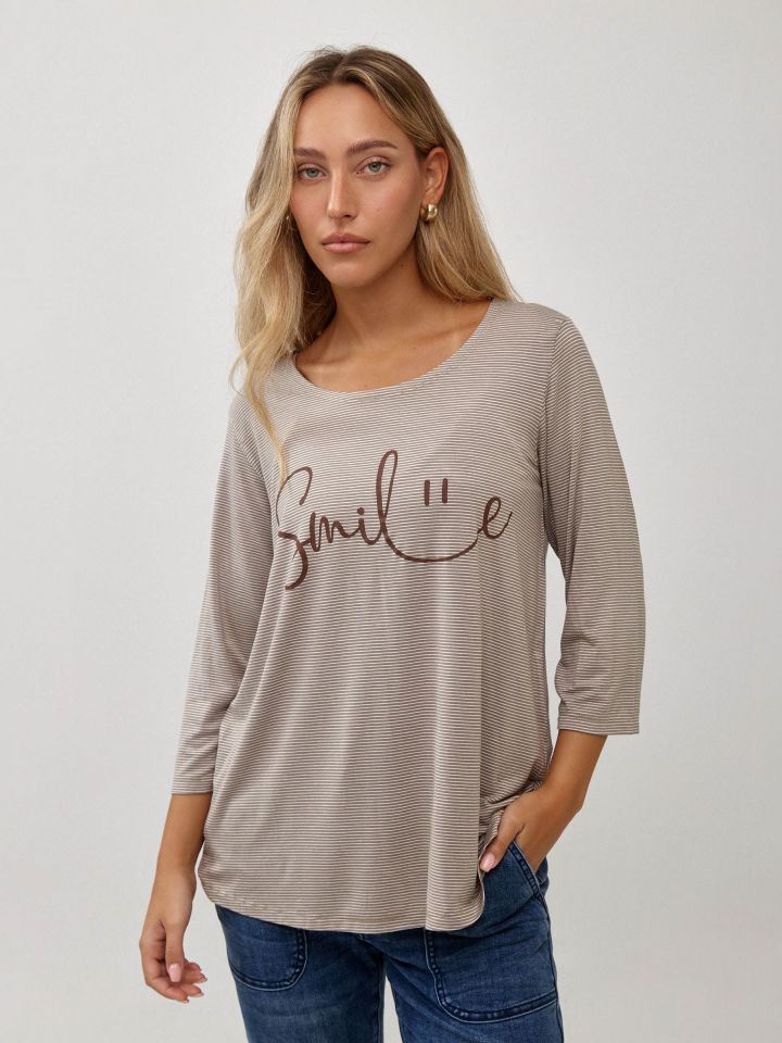 חולצה פסים הדפס