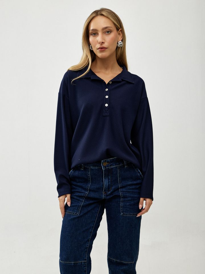 חולצה סריג פיקה