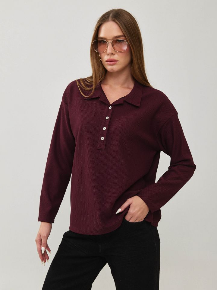 חולצה סריג פיקה