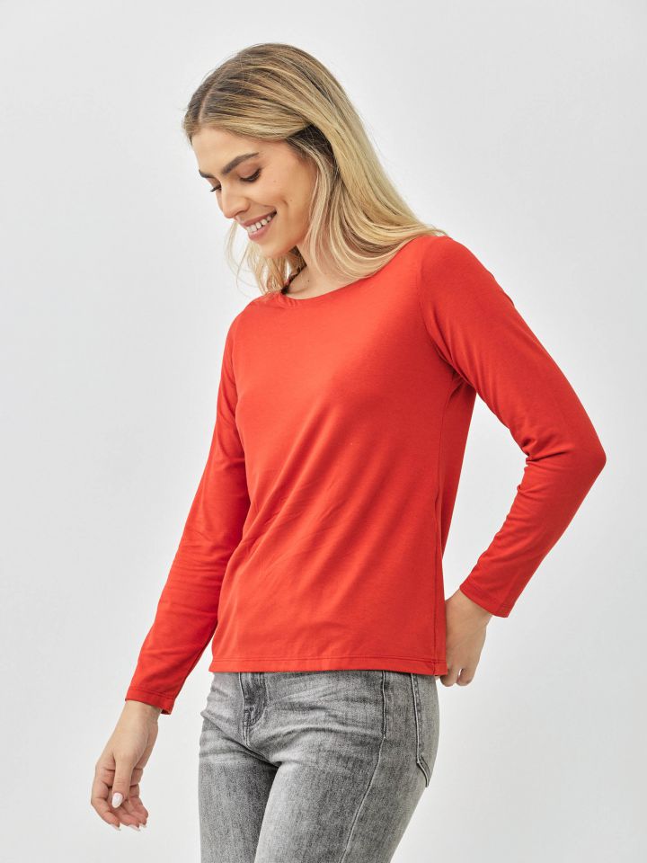 חולצה סירה שרוול ארוך