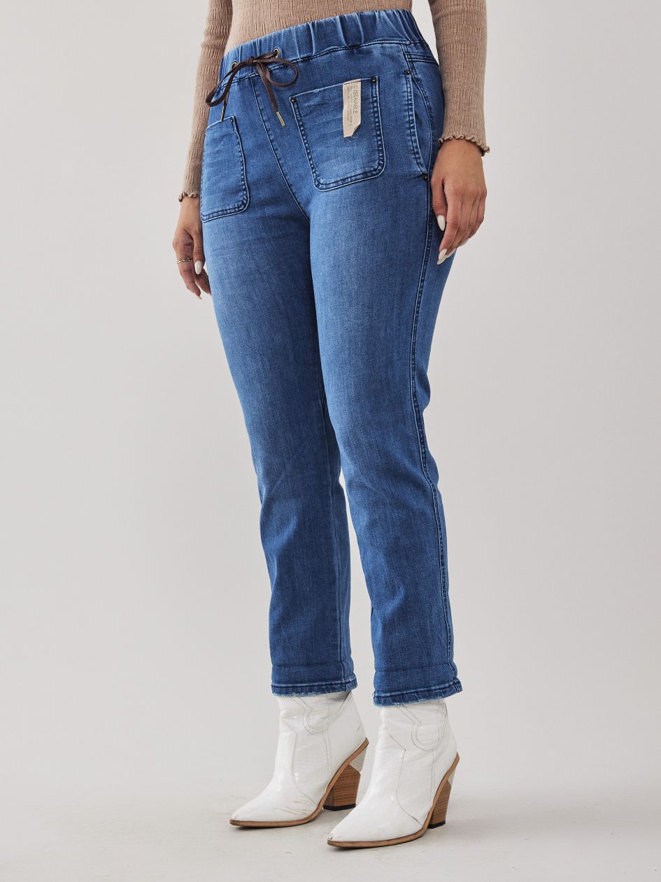 מכנסי ג’ינס שרוך