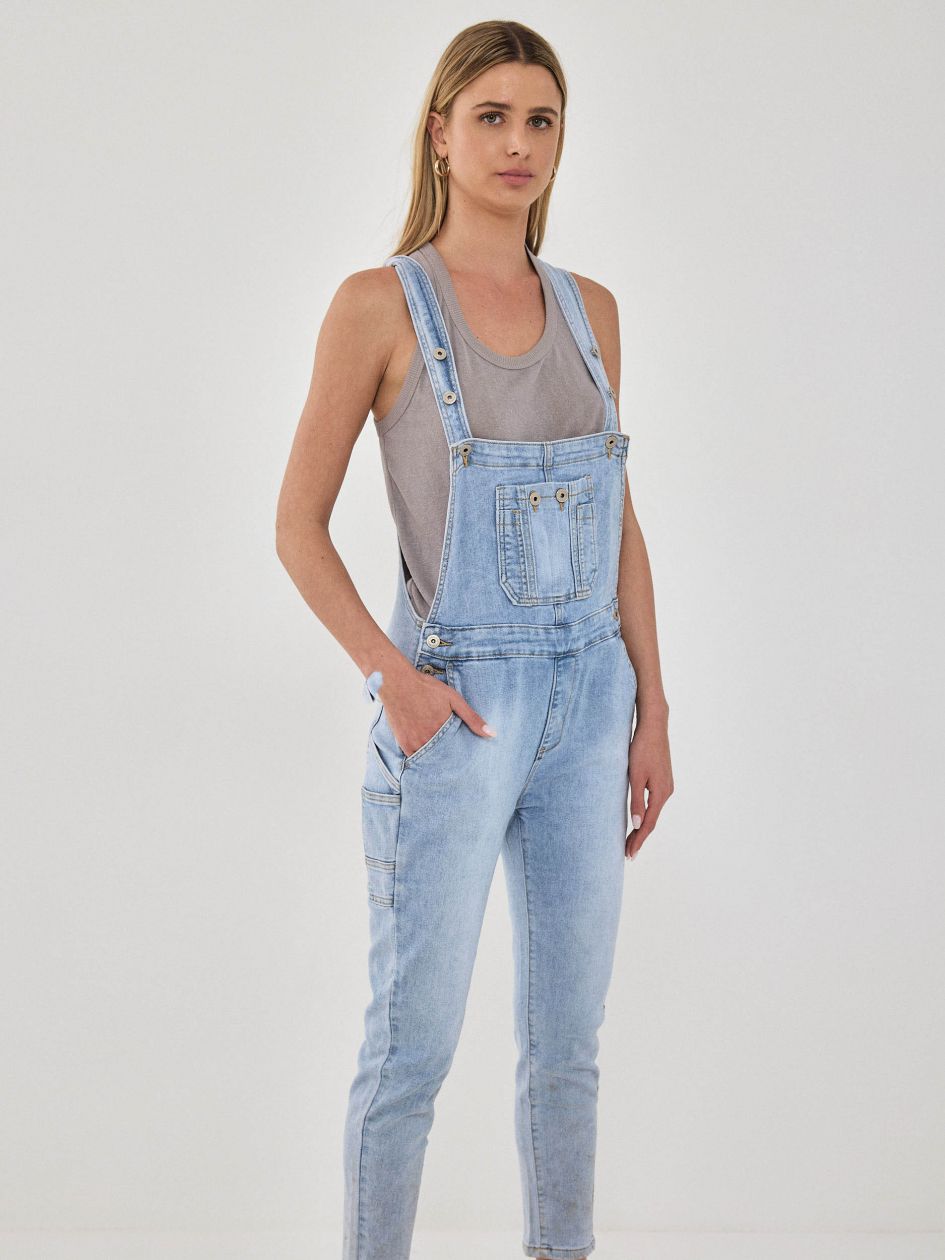 אוברול ג`ינס ארוך