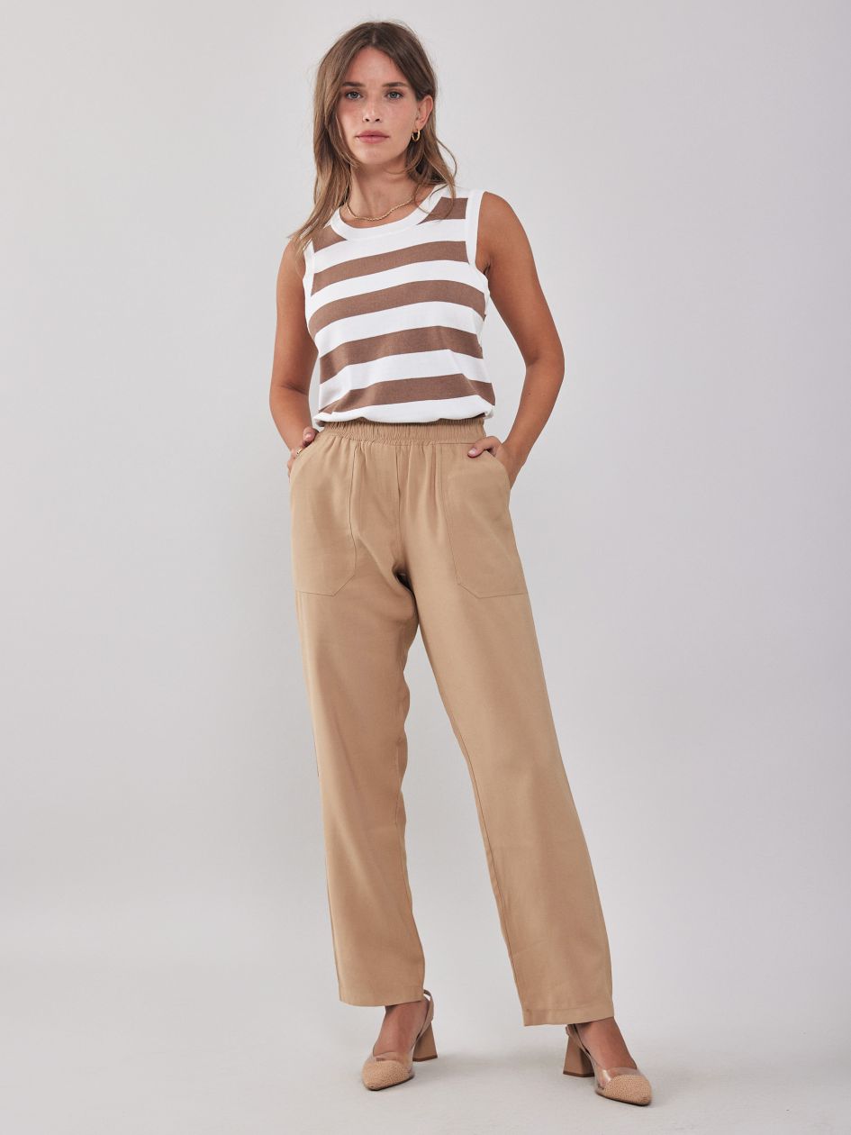 גופיית סריג פסים