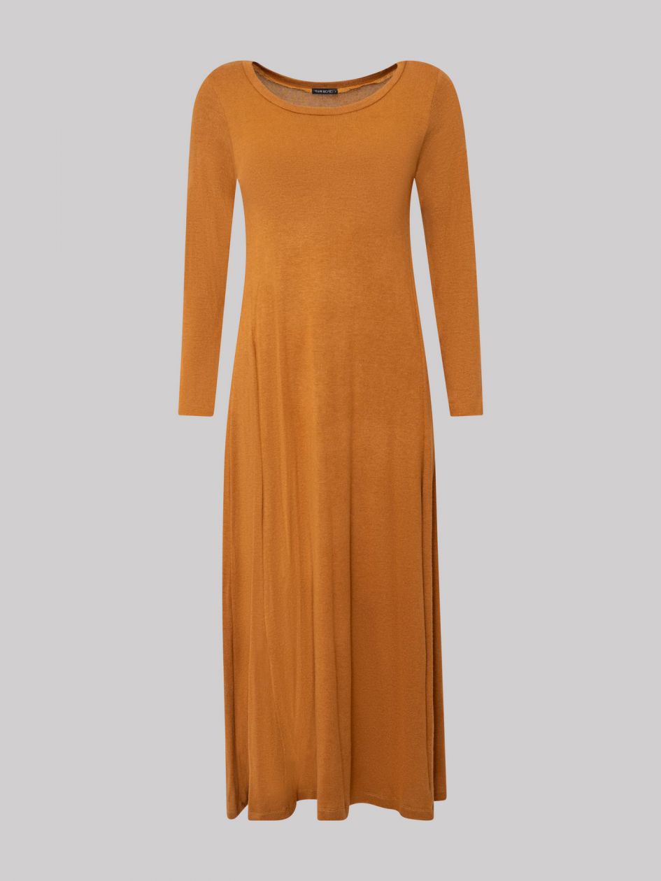 שמלה ארוכה סריג