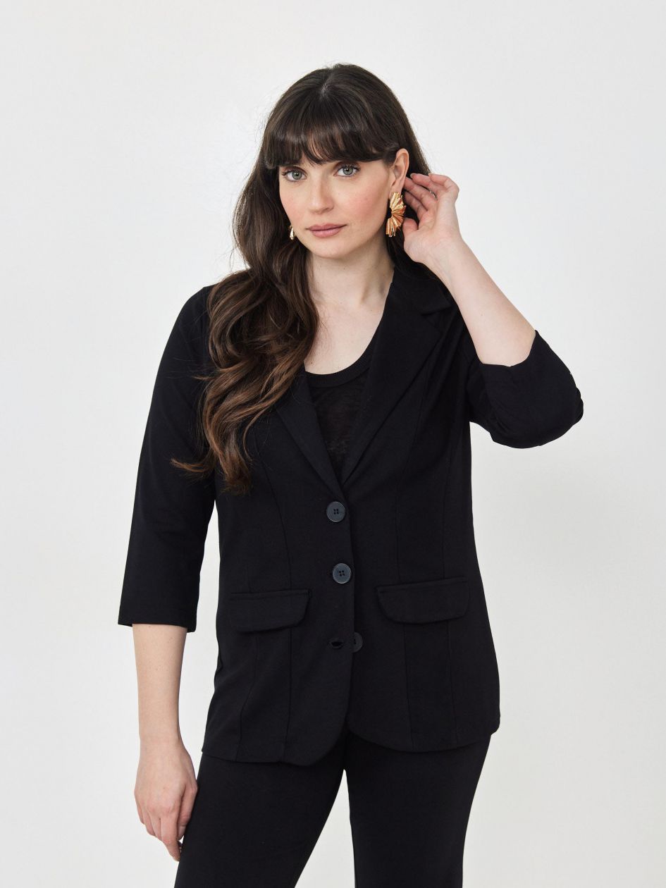 ג`קט קלאסי שרוול 3/4