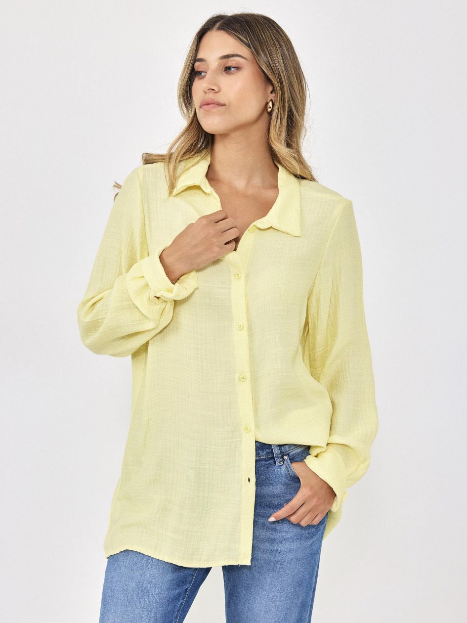 חולצה אריג מקומט