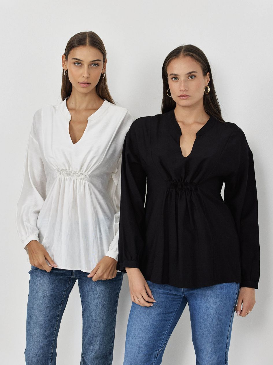 חולצה אריג וי