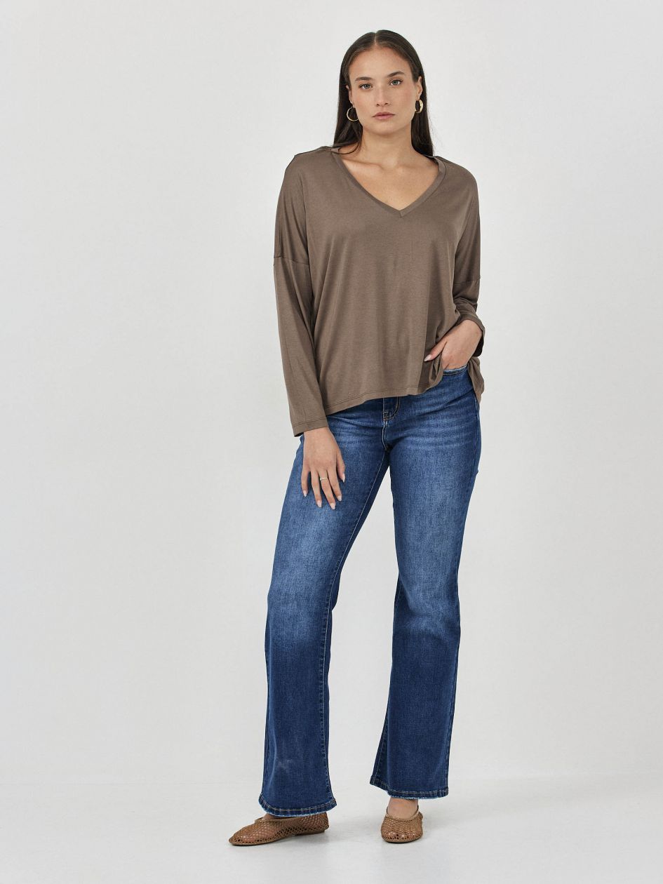 חולצה וי טישו ויסקוזה