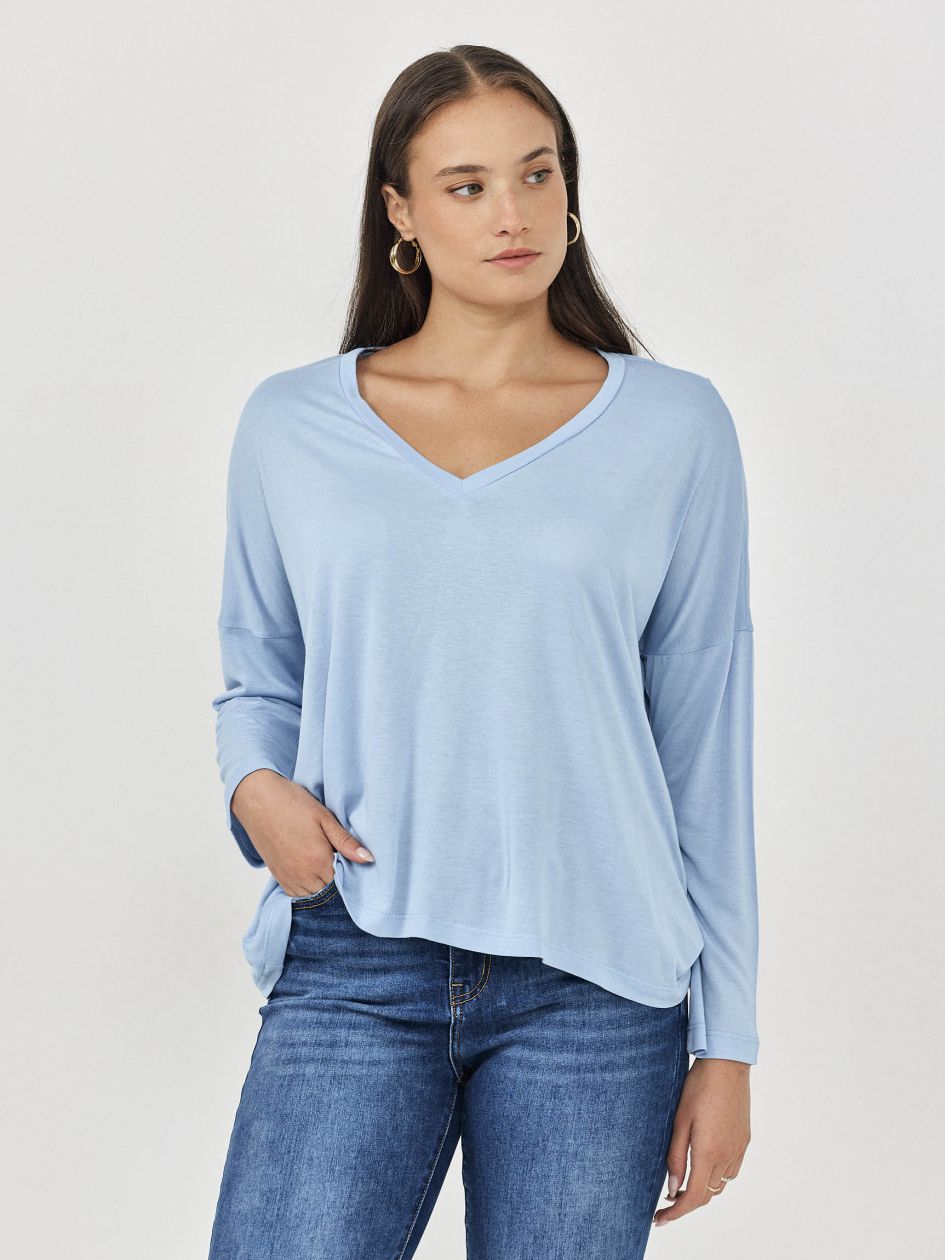 חולצה וי טישו ויסקוזה