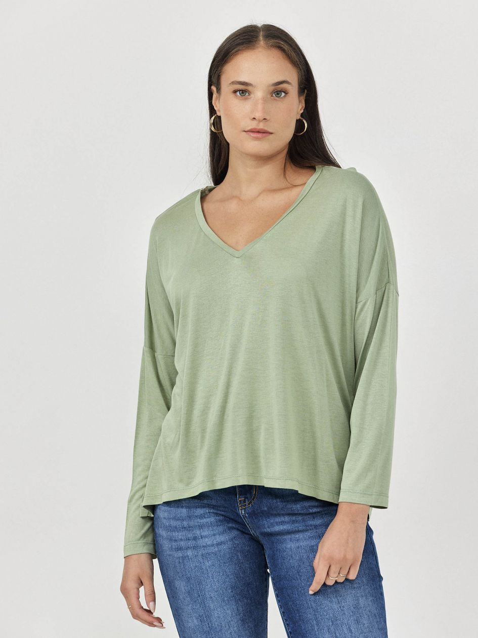 חולצה וי טישו ויסקוזה