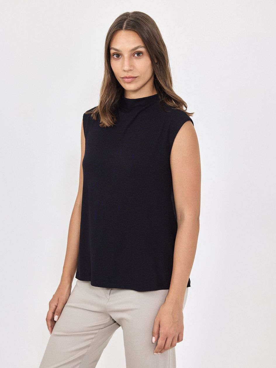 חולצה חצי גולף ריב