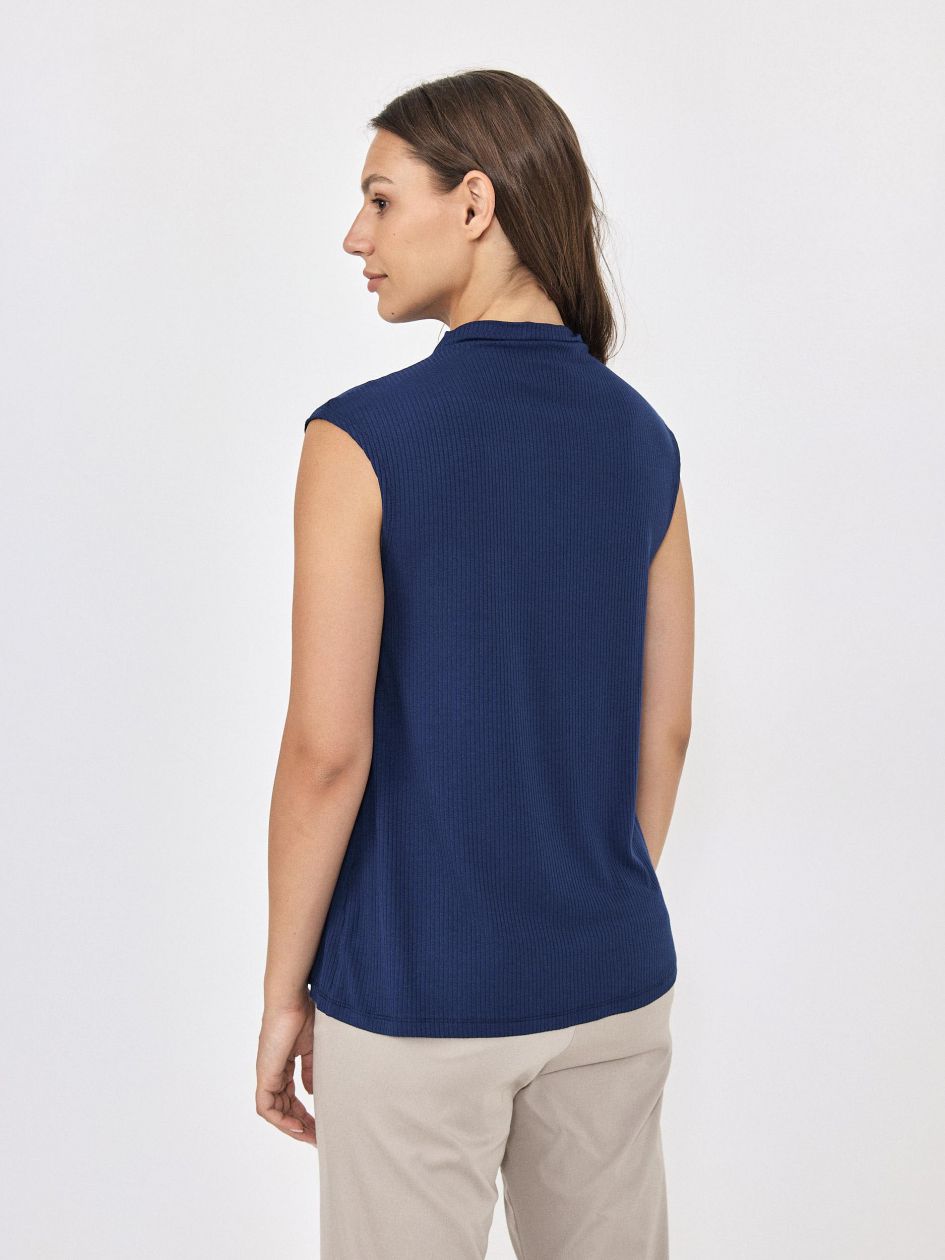 חולצה חצי גולף ריב