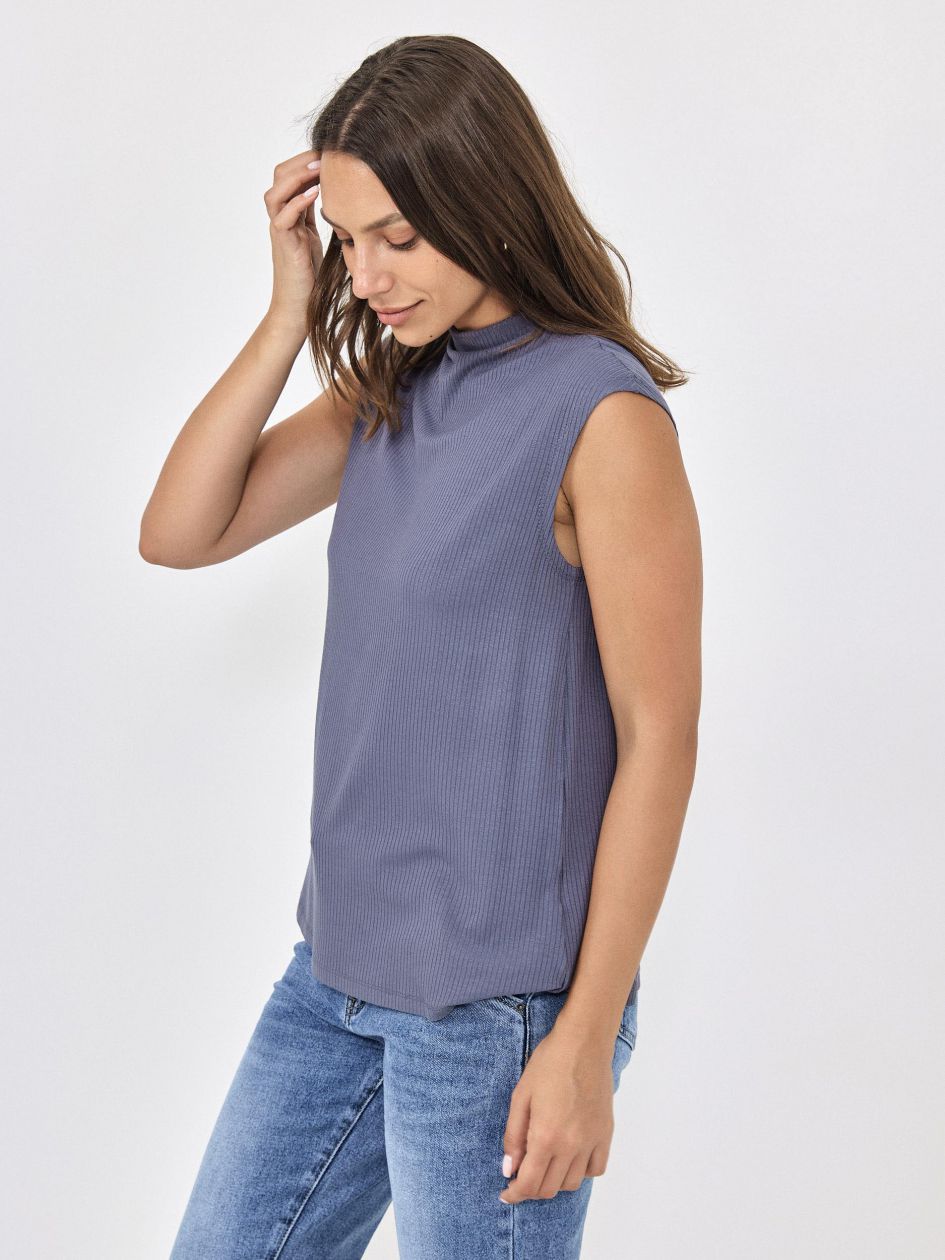 חולצה חצי גולף ריב