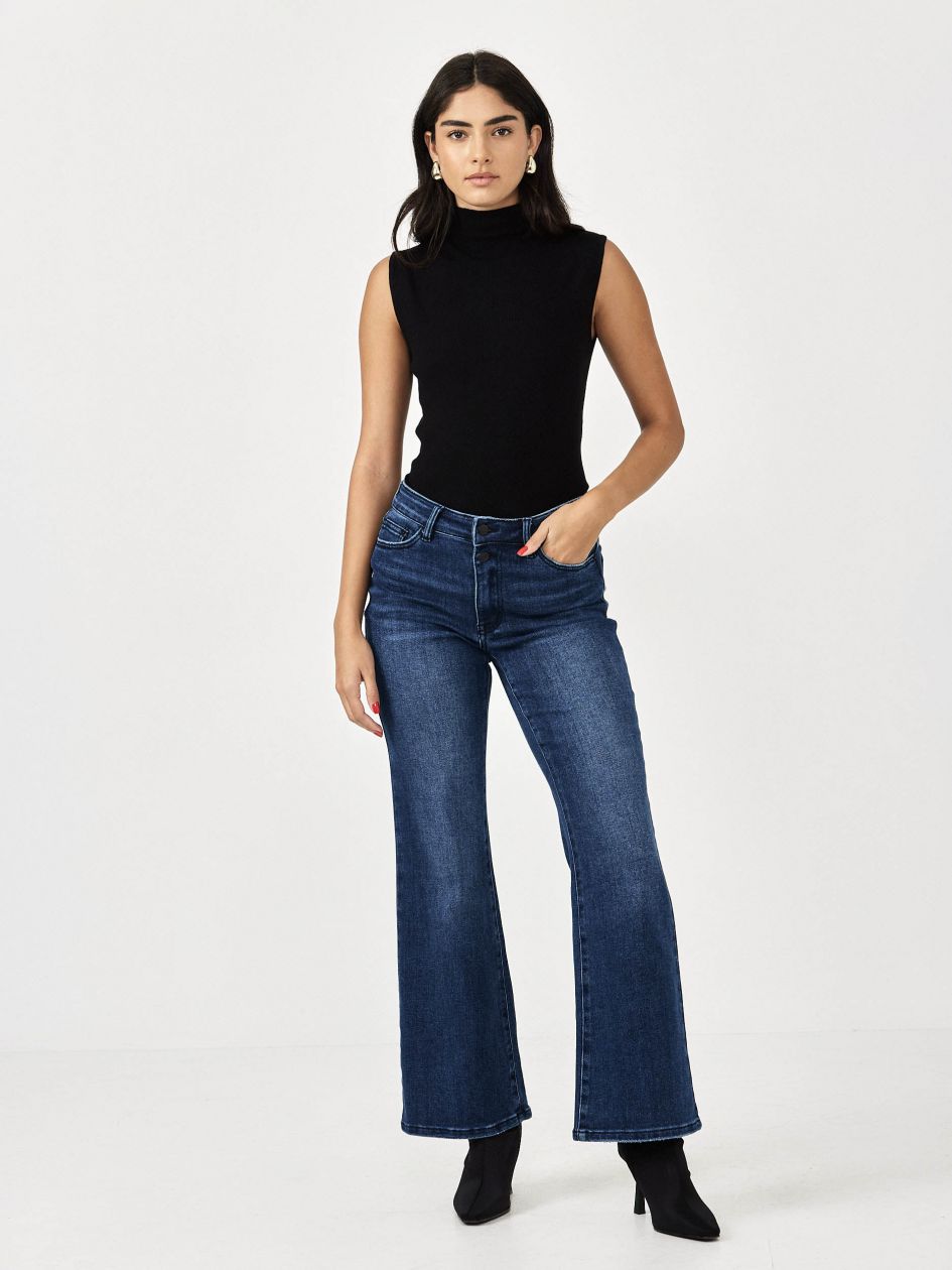 סריג ללא שרוול חצי גולף