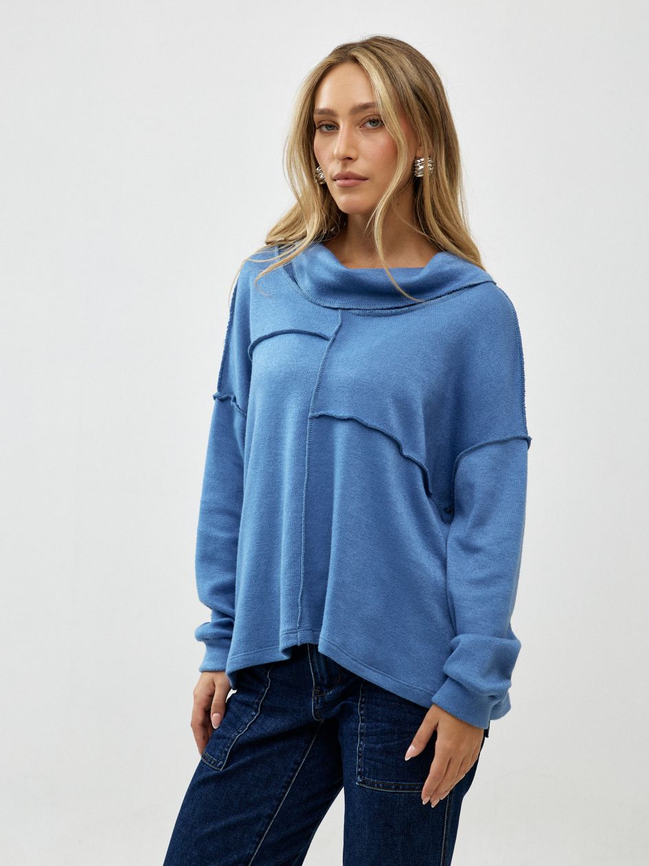 חולצה סריג צווארון